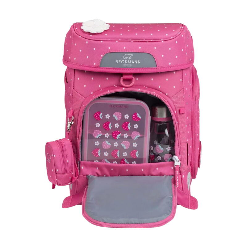 Beckmann Plus Air, Schulranzen-Set 6-teilig, Strawberry Bild 3