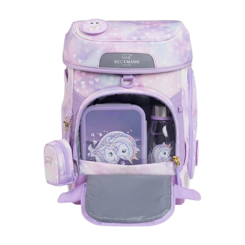 Beckmann Plus Air, Schulranzen-Set 6-teilig, Unicorn Princess Purple Bild 3