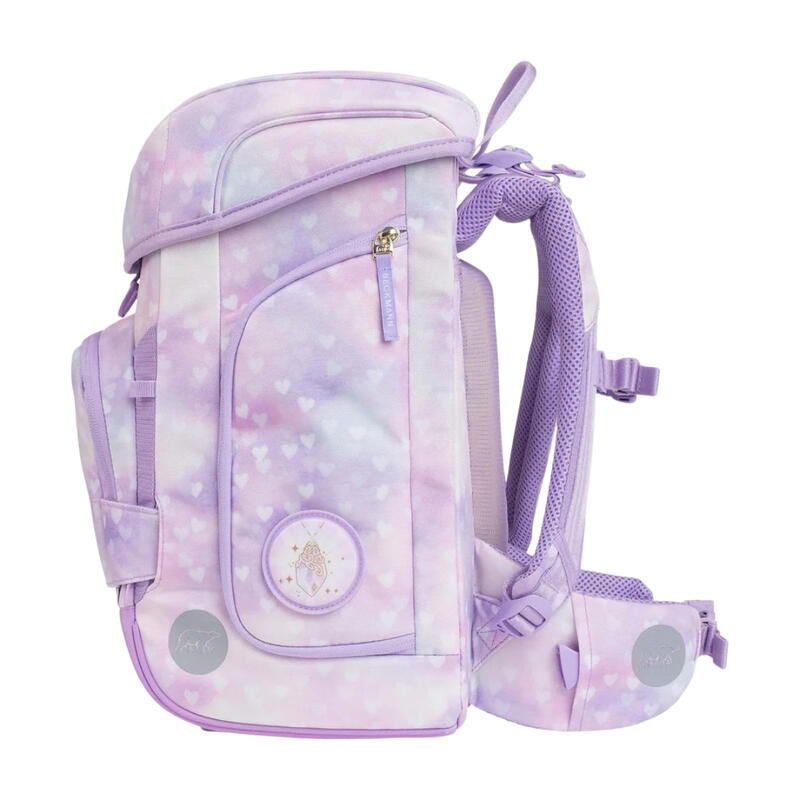 Beckmann Plus Air, Schulranzen-Set 6-teilig, Unicorn Princess Purple Bild 4