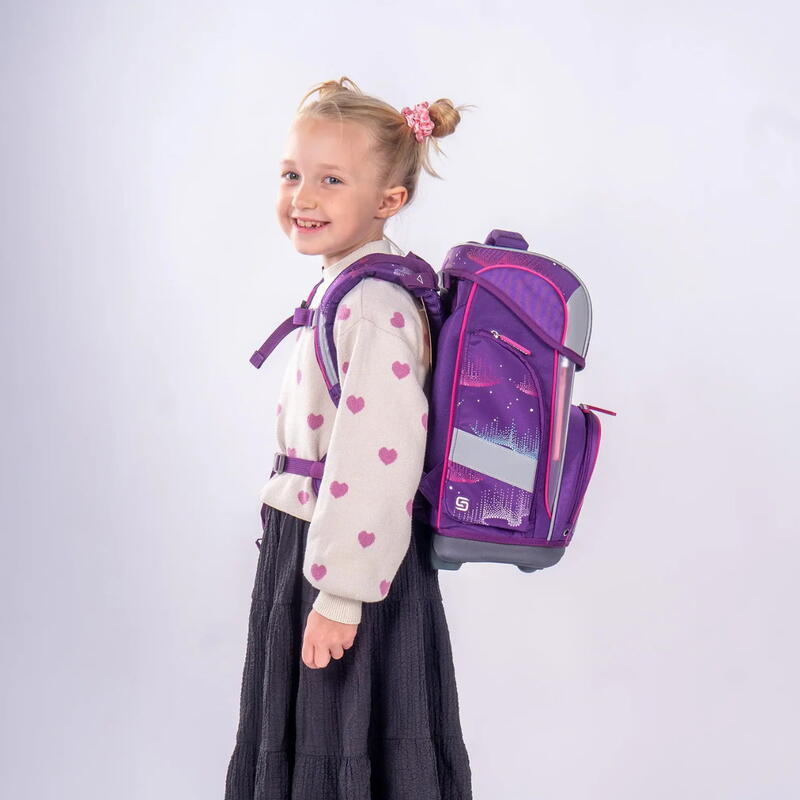 Schneiders Ergolite, Schulranzen-Set 9-teilig, Wavy Dots Bild 8