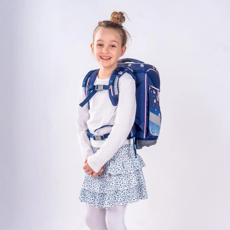 Schneiders Ergolite, Schulranzen-Set 9-teilig, Blue Bloom Bild 8