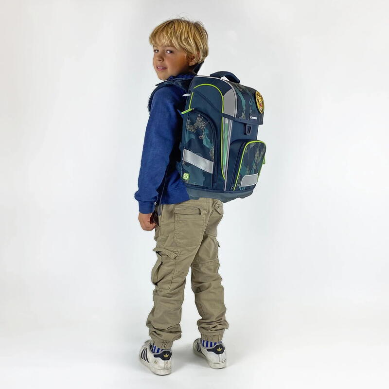 Schneiders Ergolite, Schulranzen-Set 9-teilig, Camo Rush Bild 5