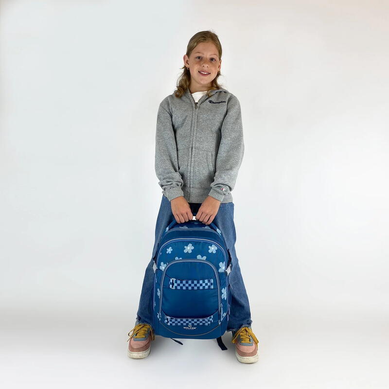 Walker FAME Schulrucksack - Flower Blue Bild 4