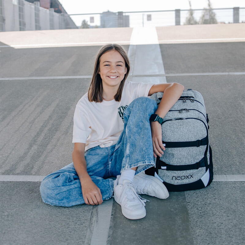 neoxx Active Pro Schulrucksack - Wool the world Bild 8