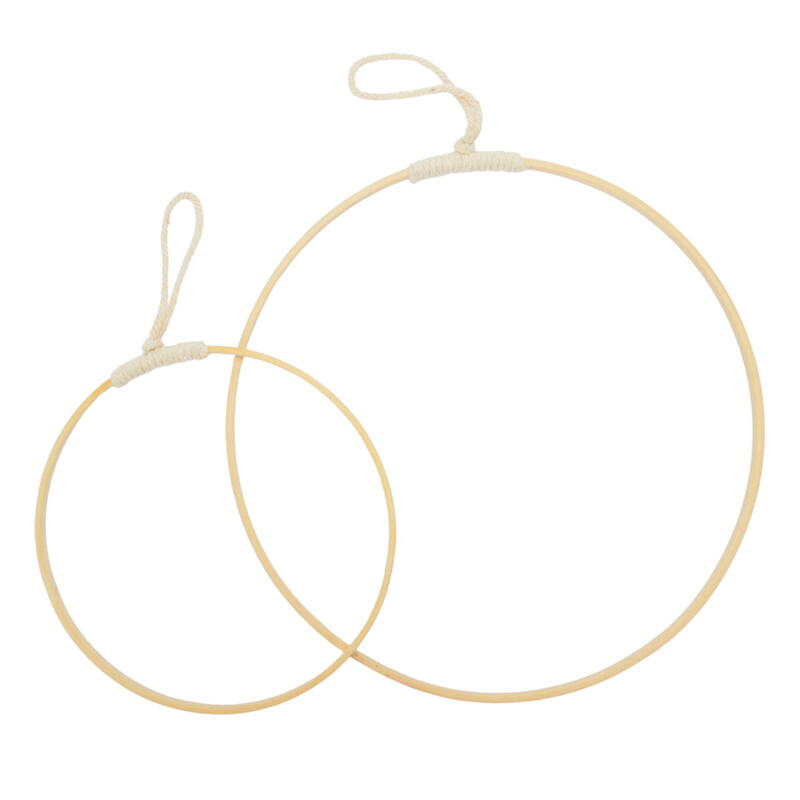 Bambus-Ring, Dekoring zum H�ngen, Holzring zum H�ngen, Bambus-Dekoh�nger, Bambus Ring H�nger 