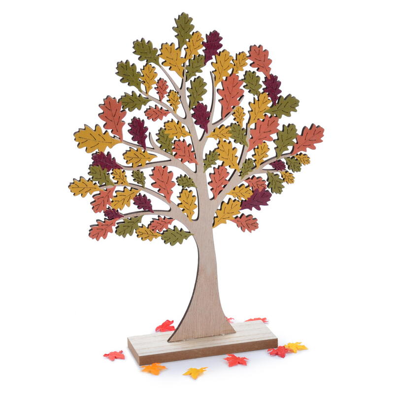 Baum, Dekobaum, Herbstbaum, Herbstdeko, Holzbaum Herbst, Aufsteller Baum