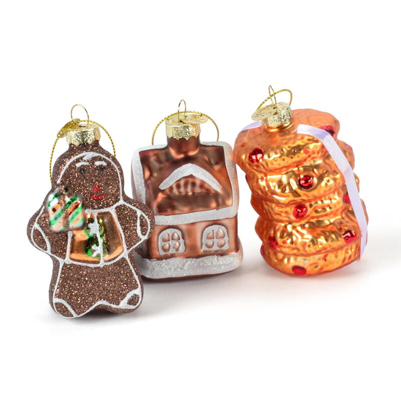 Baumschmuck-Mix Lebkuchen, Baumschmuck Lebkuchenhaus, Baumhnger, Christbaumschmuck, Weihnachtsbaum Figuren