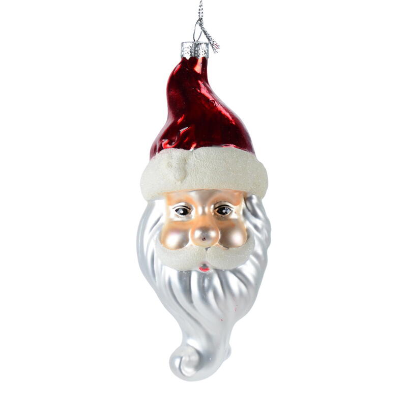 Baumschmuck Nikolaus, Weihnachtsdeko, Christbaumschmuck aus Glas, Baumhnger