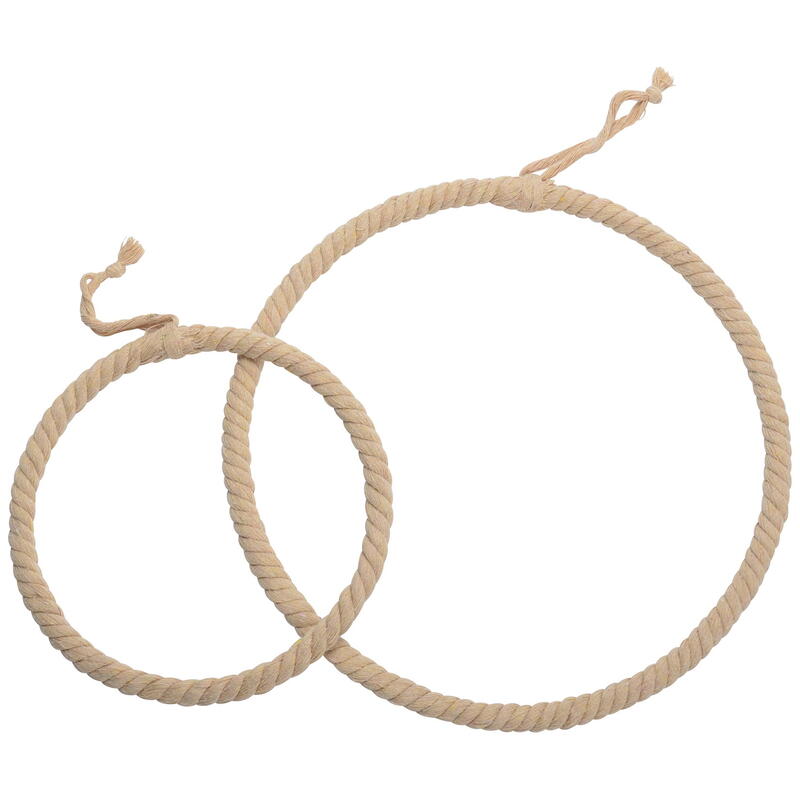 Baumwollsseil-Ring zum Hängen, Dekoring, Ring zum Hängen, Jute-Ring, Loop