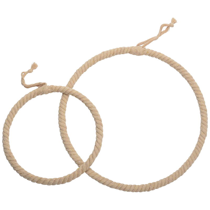 Baumwollsseil-Ring zum Hngen, Dekoring, Ring zum Hngen, Jute-Ring, Loop