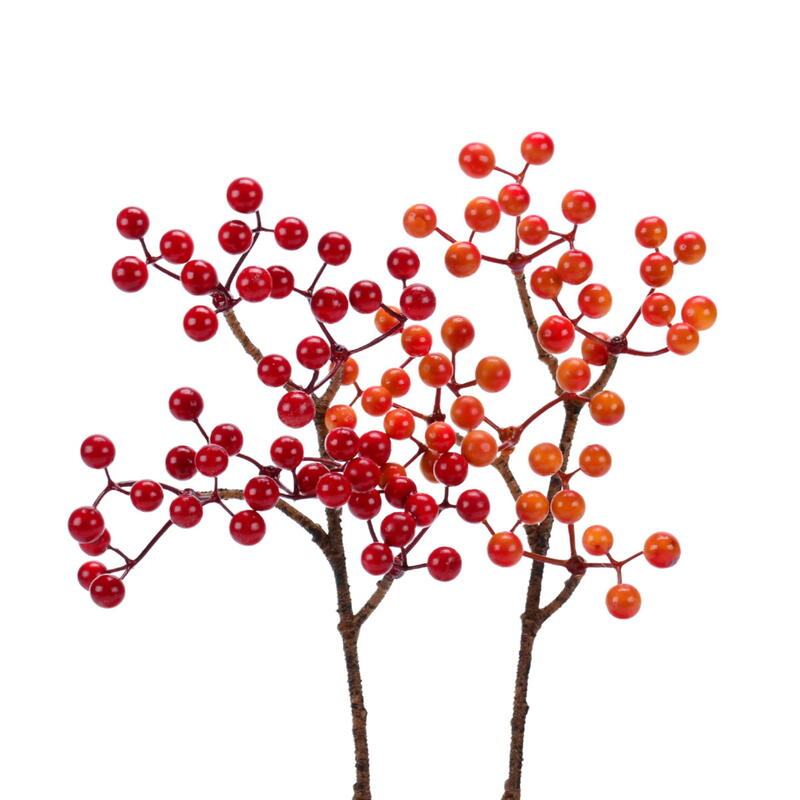 Beerenpick, Beeren-Pick, Beeren, Frchte, Herbstdeko, Beerenzweig, knstliche Beeren