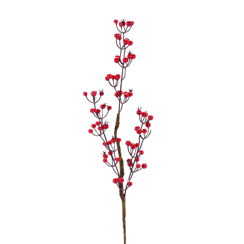 Beerenzweig, knstliche Beeren, Herbstdeko, Beerenpick