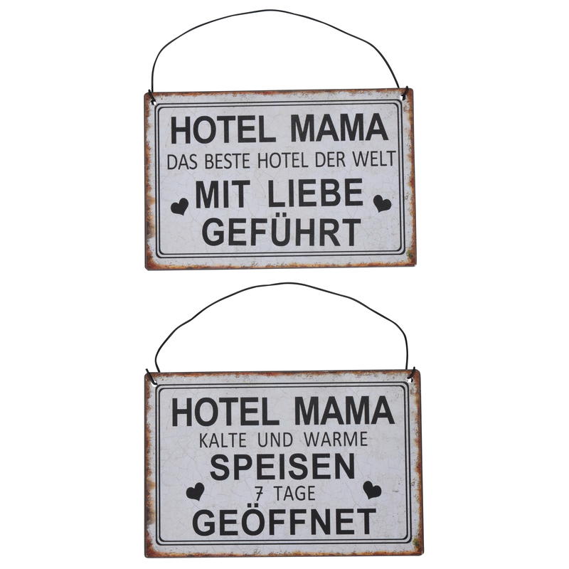 Hotel Mama Metall Blech Schild 45 cm Vintage Look,Neu,45 cm Blechschild 
