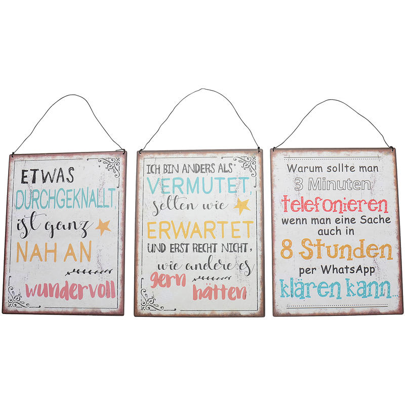 Blechschild mit lustigem Spruch zum Thema Endlich 18 - Unikum Geschenke