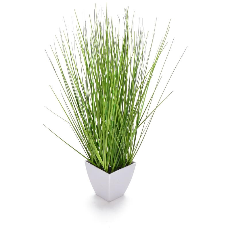 CaliforniaGras im Topf, Dekogras im Topf, künstliches Gras im Topf