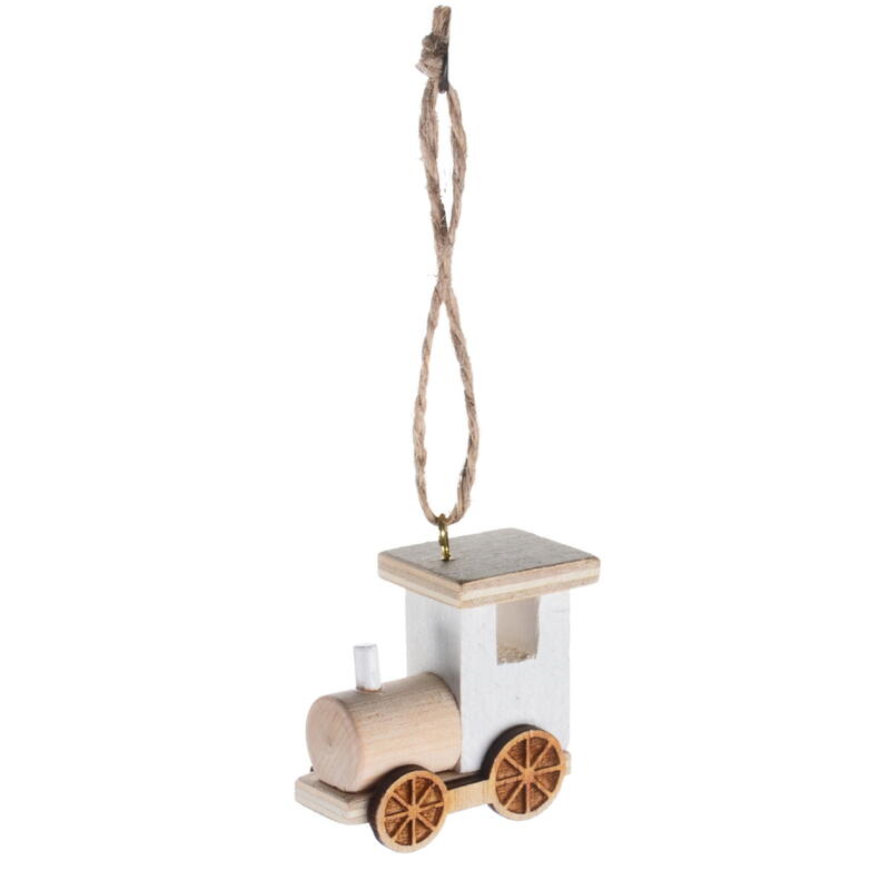 Dekoh�nger Eisenbahn, Eisenbahn zum H�ngen, Holz-Lok zum H�ngen, Baumschmuck, Weihnachtszug, Weihnachtsdeko