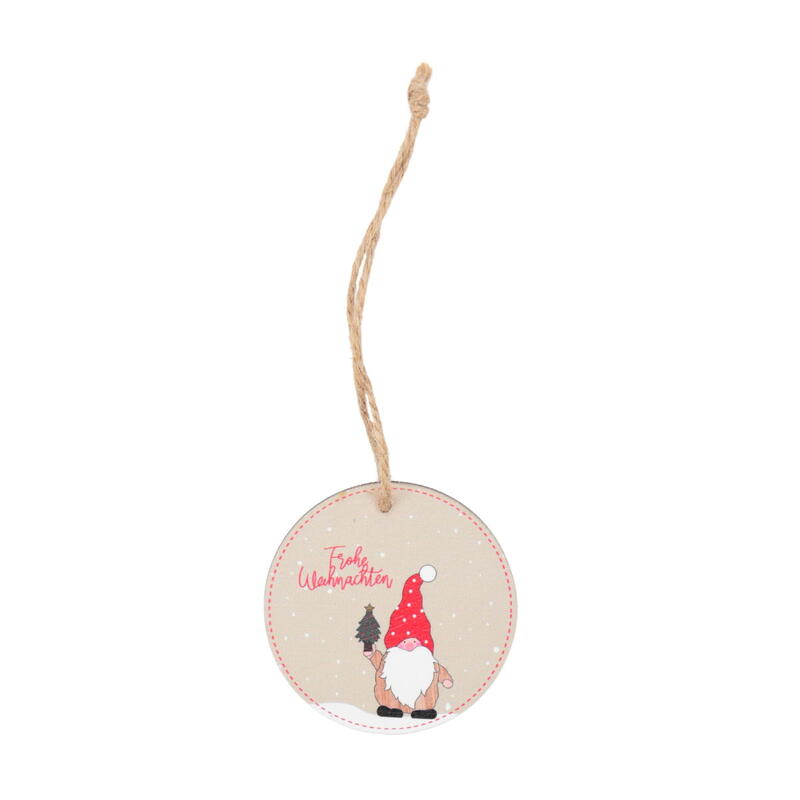 Dekohnger Frohe Weihnachten, Weihnachtshnger, Holzhnger Frohe Weihnachten, Holzscheibe Frohe Weihnachten, Geschenkanhnger