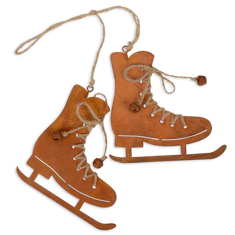 Dekohanger Schlittschuhe Rost Dekobanger Weihnachtsdeko Deko Weihnachten Rostdeko Gunstig Online Bestellen