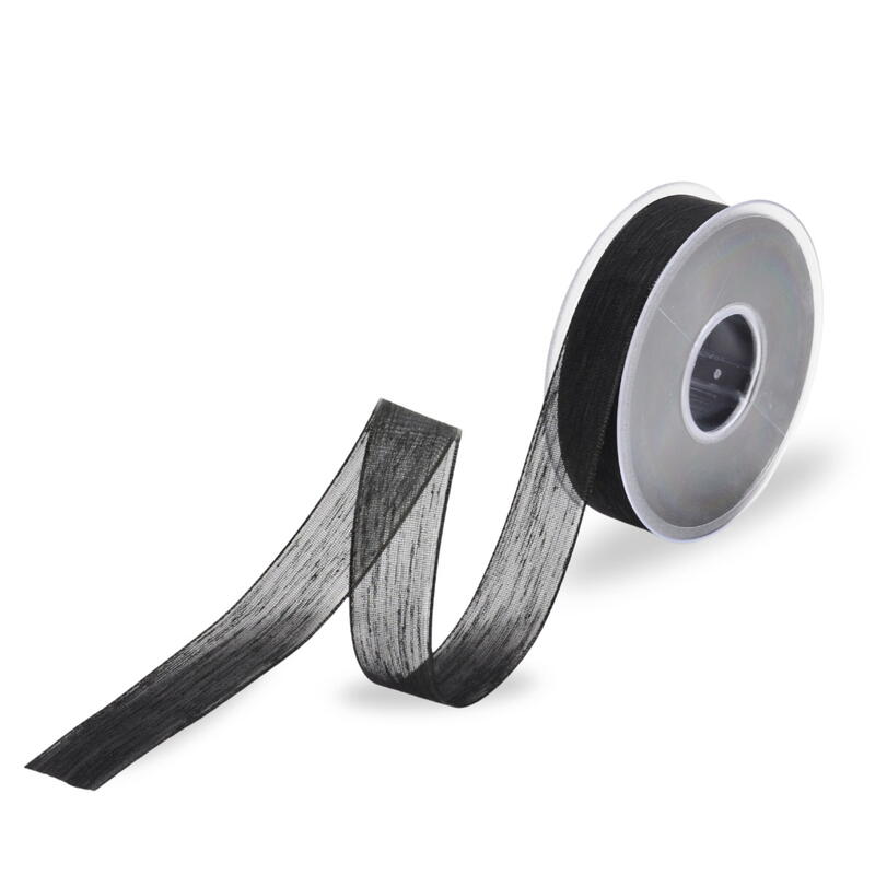 Dekorband Rustico, Trauerband, schwarzes Zierband, B�nder, Geschenkband, Dekoband, Band