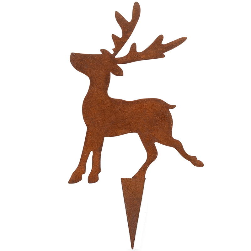 Dekostecker Hirsch, Rost, Deko Weihnachten, Weihanchtsdeko ...