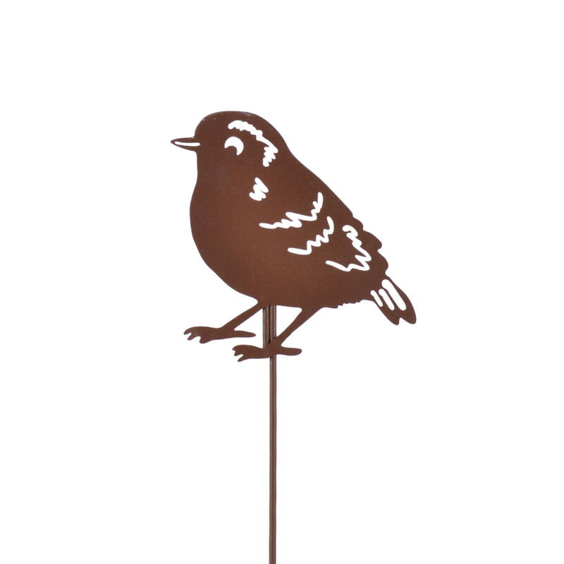 Dekostecker Vogel, Vogel zum Stecken aus Metall, Metallstecker, Vogelstecker, Blumenstecker Vogel, Gartenstecker, Vogel zum Stec