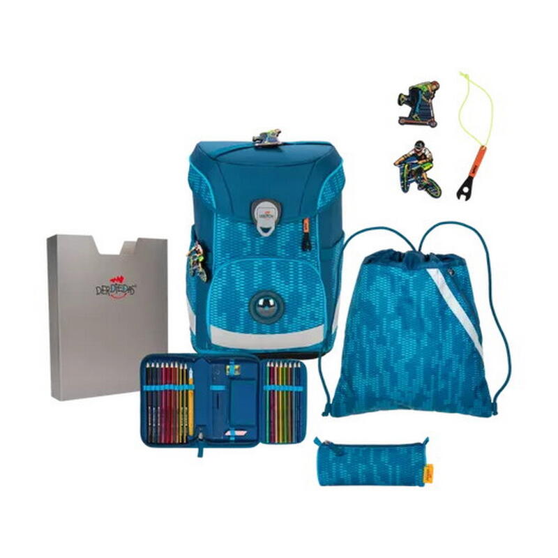 DerDieDas, Schulranzenset ErgoFlex Easy, 5-tlg. Trendsport