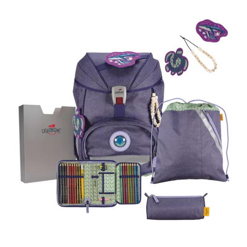 DerDieDas, Schulranzenset ErgoFlex Eco, 5-tlg. My Planet