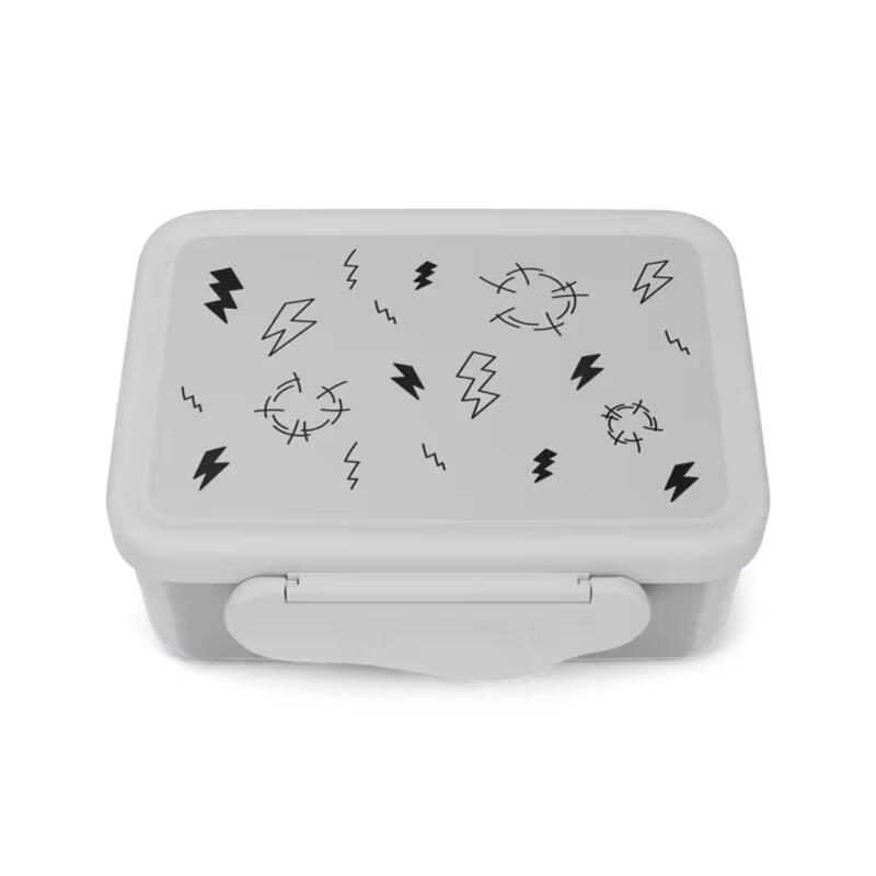 Edelstahl Brotdose Gewitter, Edelstahl Lunchbox, Lunchbox, Vesperbox, Brotzeitdose, Ergobag Brotbox