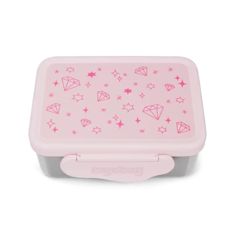 Edelstahl Brotdose Glitzer, Edelstahl Lunchbox, Lunchbox, Vesperbox, Brotzeitdose, Ergobag Brotbox