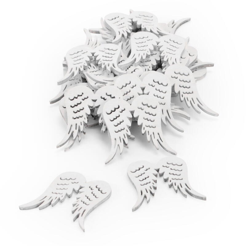 Engelsfl�gel, Holzfl�gel, Streufl�gel, Streuartikel Fl�gel, Streuteile Weihnachten, Weihnachtsdeko, Fl�gelchen zum Streuen