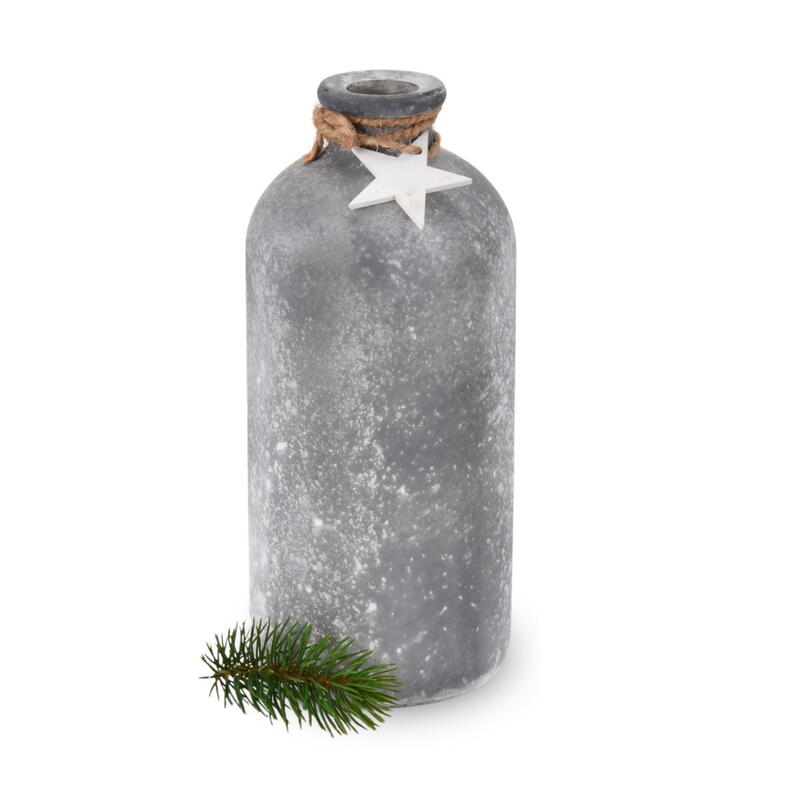 Flaschenvase, Vase, Tischdeko, Weihnachtsdeko, Adventsdeko