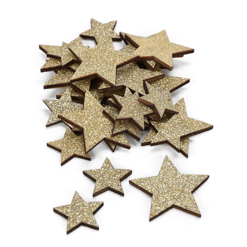 Glitter-Sterne Granada, Streusterne, Sterne zum Streuen, Weihnachtsdeko, Streuartikel