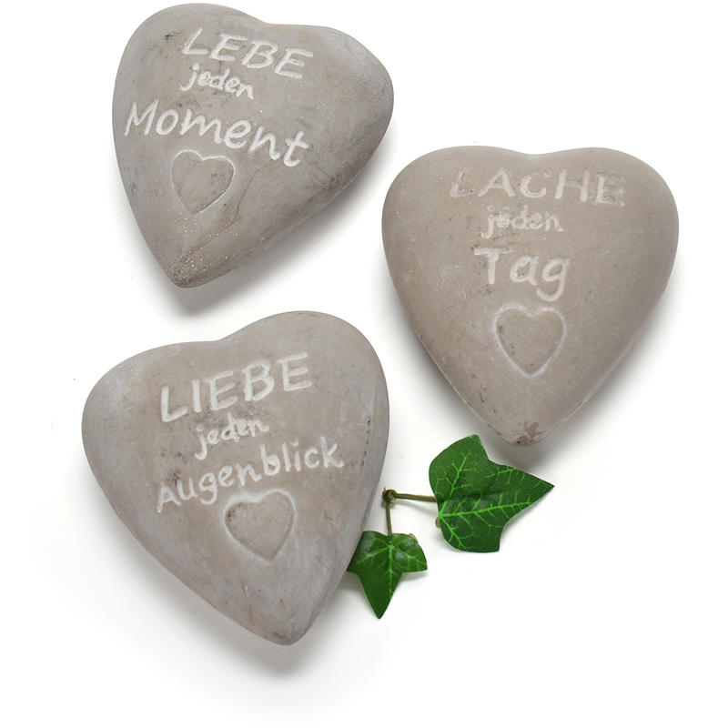 Herz Mit Spruch Zement Herz Dekoherz Deko Herz Gunstig Online Bestellen