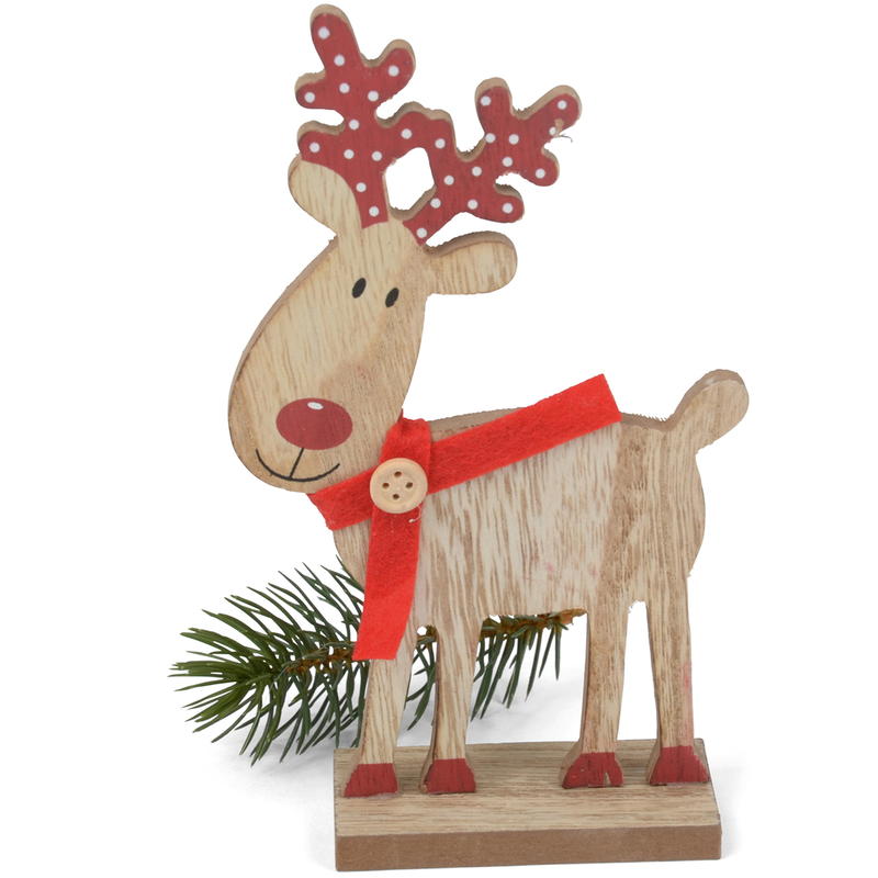 HolzElch mit Schal günstig online bestellen
