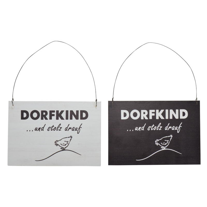 Holz Schild Dorfkind Und Stolz Drauf Schild Mit Spruch Wand Und Turdeko Schilder Gunstig Online Bestellen