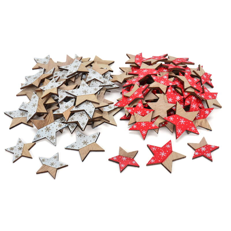 100 Deko Sterne Gold Tischdekoration Sterne Streusterne Weihnachten 