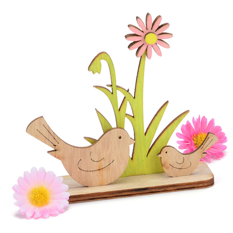 Holzaufsteller Blume Mit Vogel Fruhling Fruhlingsdeko Gunstig Online Bestellen