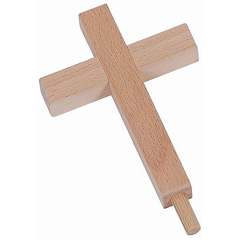 Holzkreuz fr Osterbaum und Osterpalme