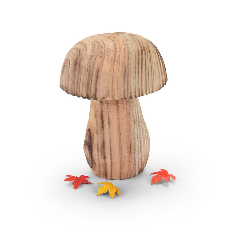 Holzpilz, Holz-Pilz, Dekopilz, Holzdeko, Pilz, Herbstdeko, Naturdeko