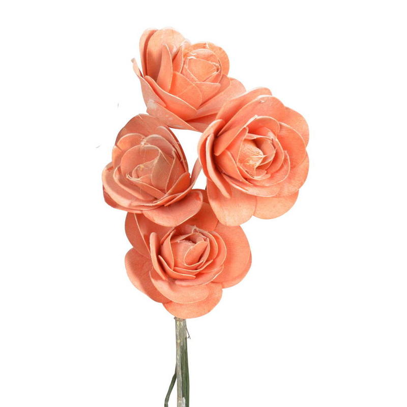 Holzrose Grabgestecke Dekorose Rose Kunstrose Gunstig Online