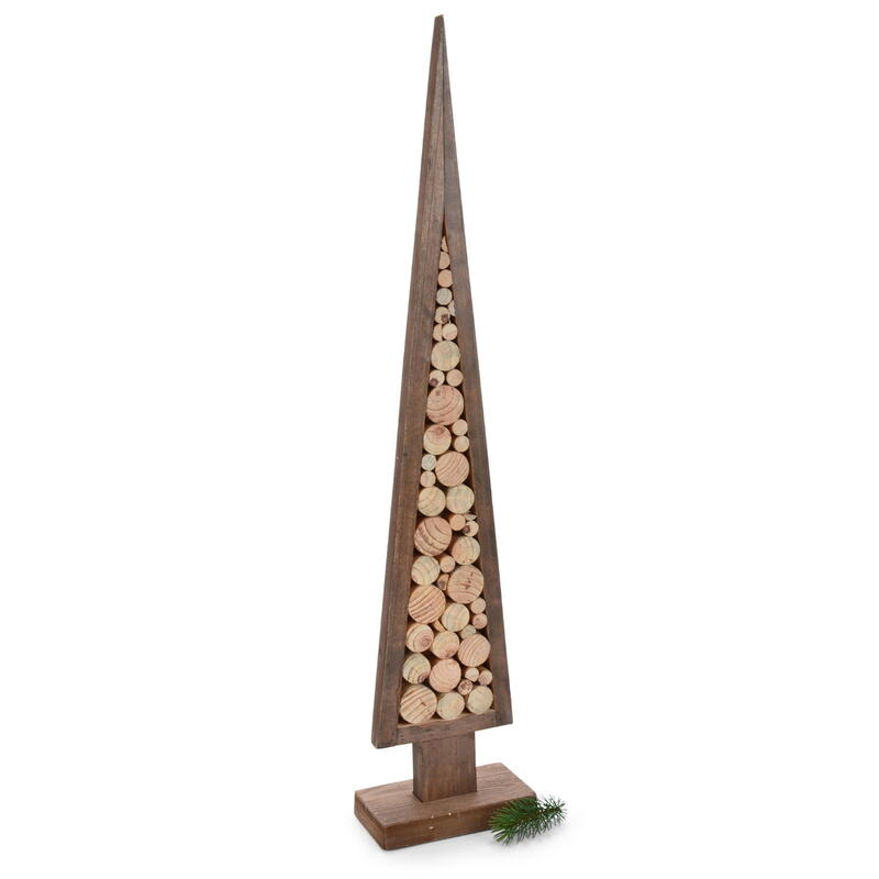 Holzscheiben-Baum, Holz-Dekobaum, Holzbaum, Weihnachtsdeko, Weihnachtsbaum