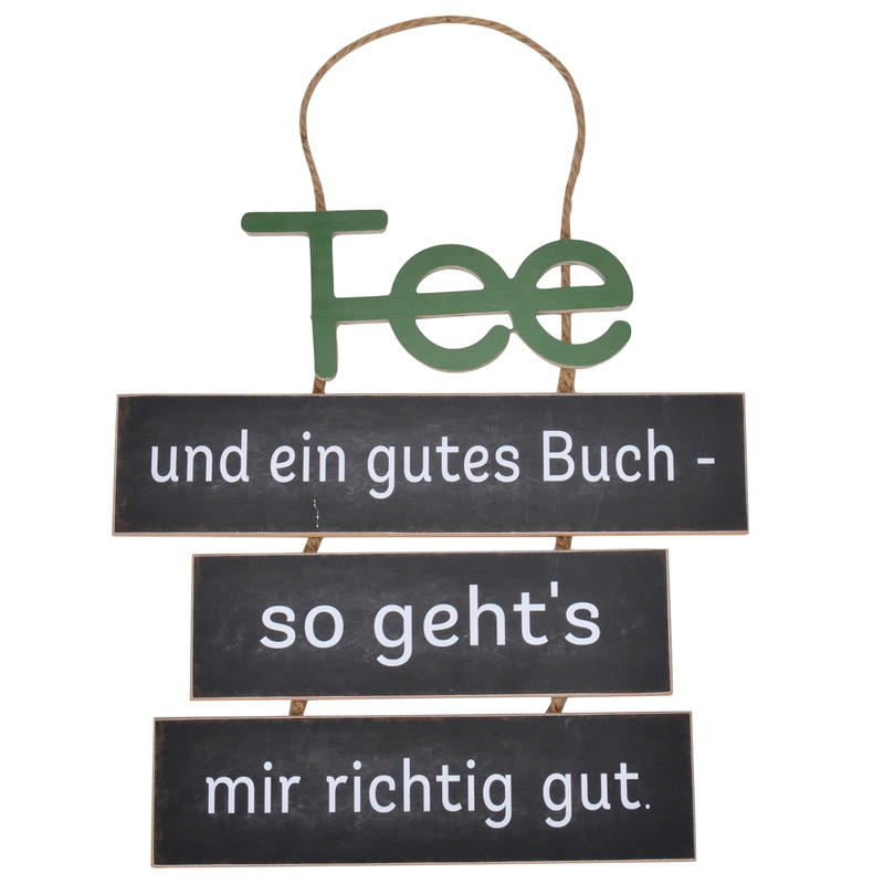 Holzschild Tee, Dekoschild, Schild, Wanddeko