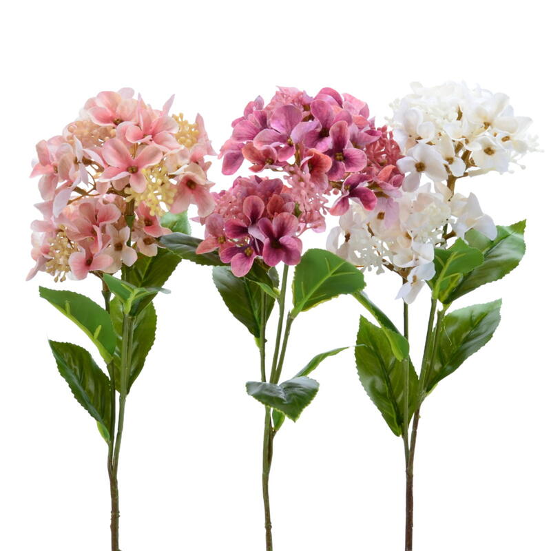 Hortensie, k�nstliche Hortensie, Kunstblume Fr�hling Hortensie