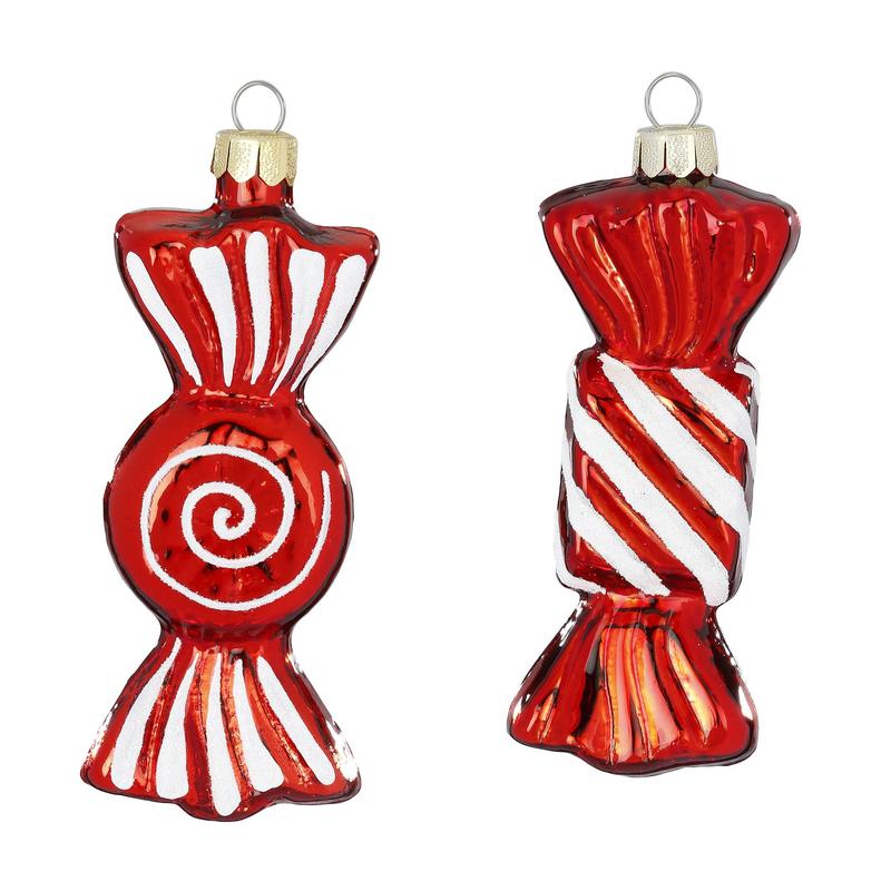 Inge-Glas Christbaumschmuck 'Bonbon' sortiert, Weihnachten, Weihnachtsdeko