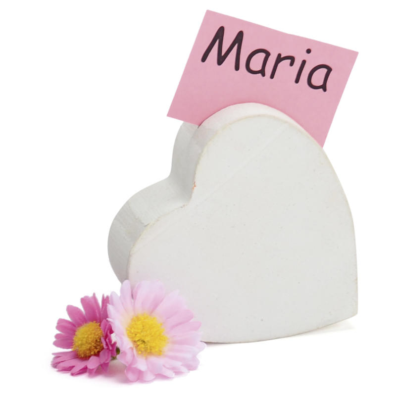 Kartenhalter Herz Holz Tischkartenhalter Zur Tischdeko