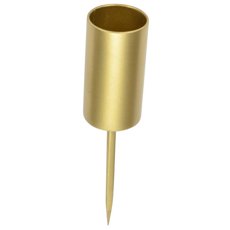 Kerzenhalter fr Stabkerzen gold, Kerzenstecker, Metallstecker fr Kerzen, Adventskerzen-Halter