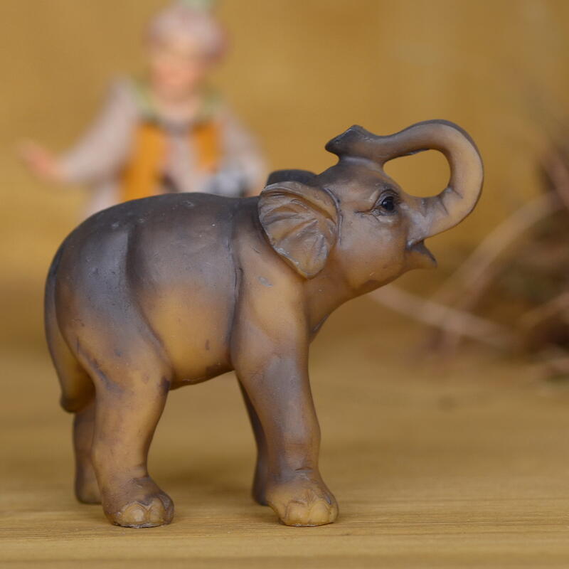 Kleiner Elefant einzelne Krippenfigur Mathiaskrippe
