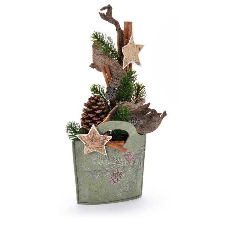 Kreativpackung Tannengesteck, Bastelpackung, Kreativ-Set Winterdeko