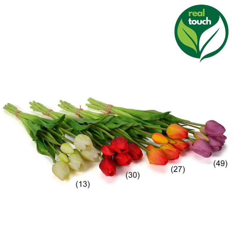 Kunstblumen Tulpen-Bund \'Real Touch\' bestellen günstig online