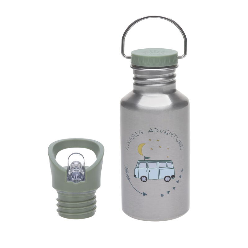 Lssig Edelstahl Trinkflasche 0,5 l,  Adventure Bus